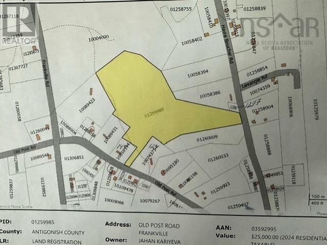 N/A Old Post Road, frankville, Nova Scotia