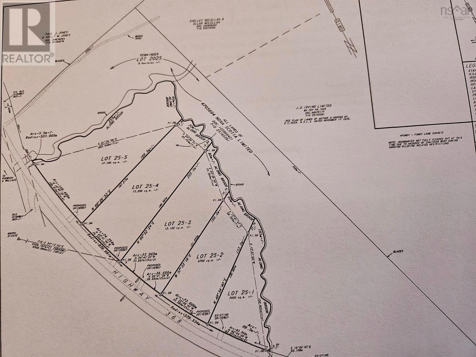 Lot 25-1 Highway #368, wentworth, Nova Scotia