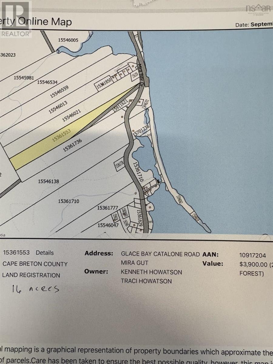 0 Mira Bay Drive, Mira Gut, Nova Scotia  B1K 2X5 - Photo 3 - 202523311