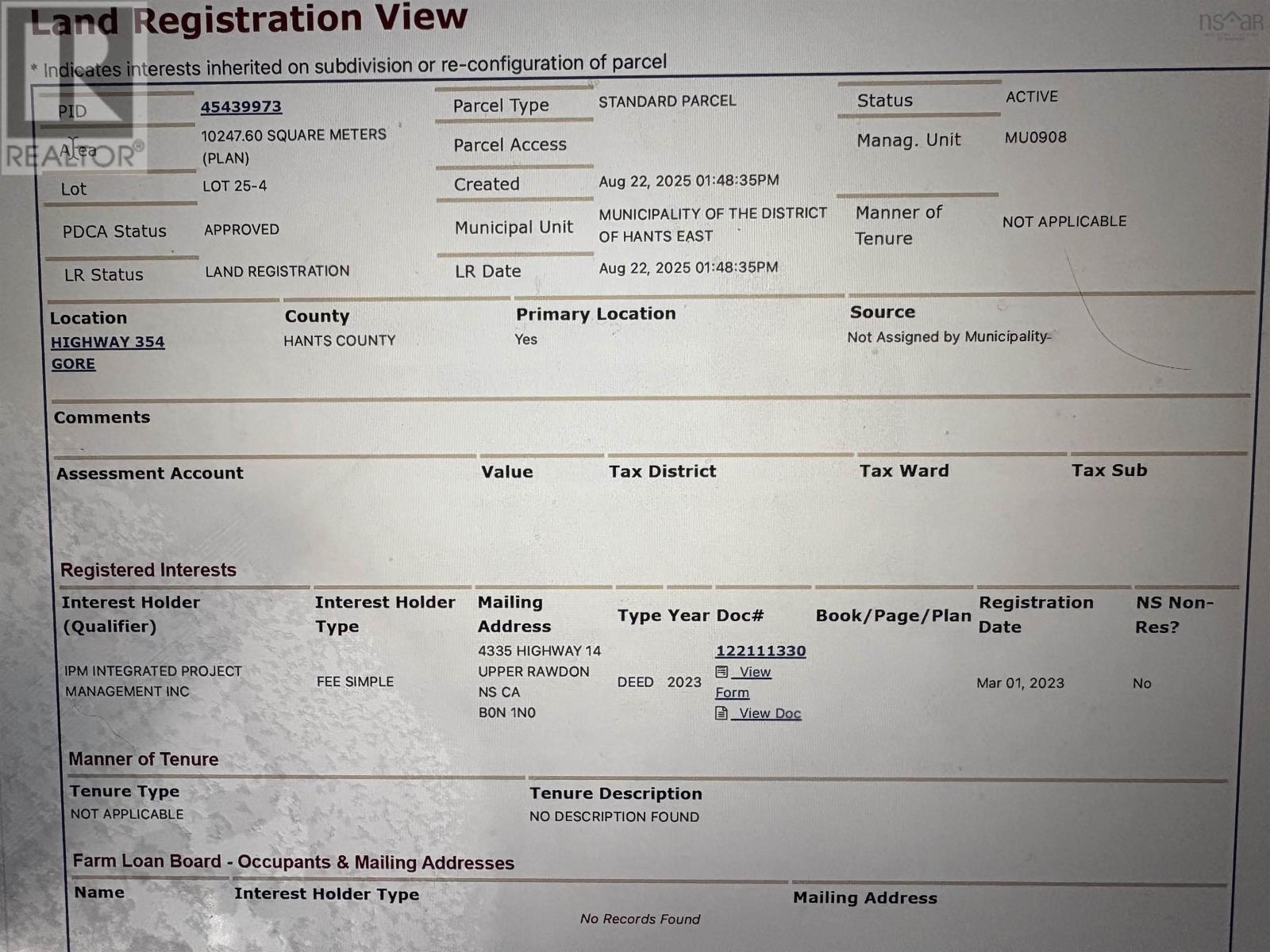 25-4 25-4 Main Street, Gore, Nova Scotia  B0N 2N0 - Photo 3 - 202523366