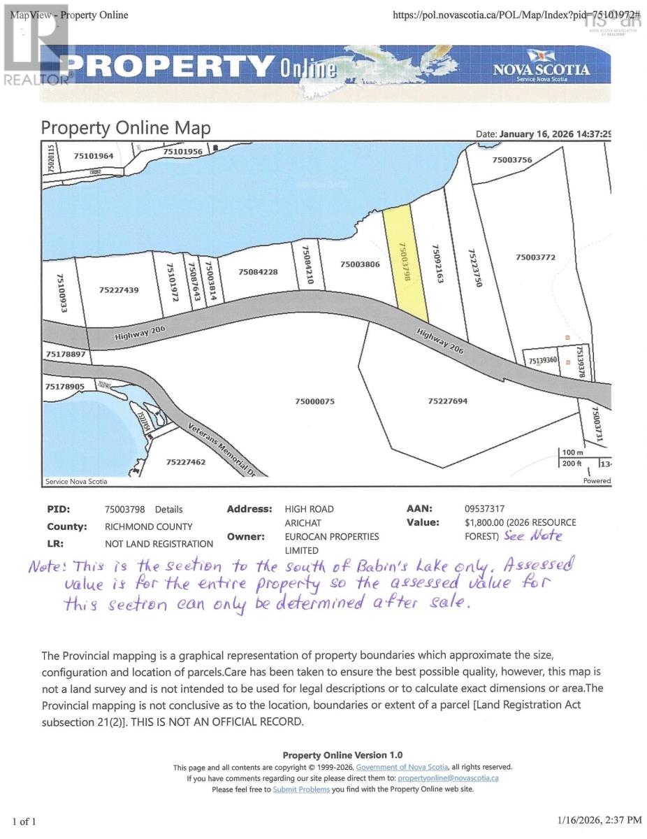 Babins Lake, arichat, Nova Scotia