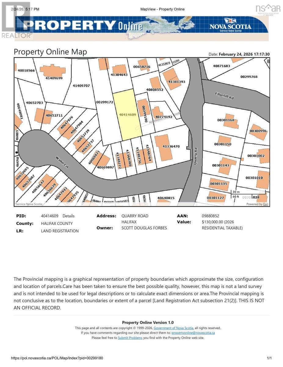 Lot Knollwood Lane, Halifax, Nova Scotia  B3N 0C9 - Photo 4 - 202603332