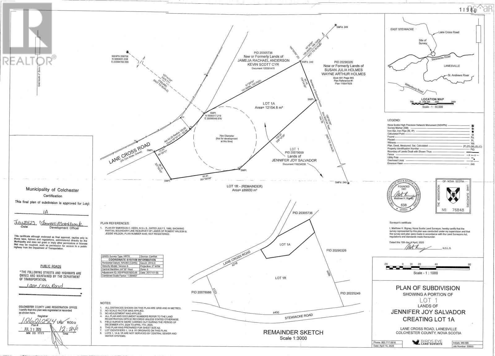 Lot 1a Lane Cross Road, Lanesville, Nova Scotia  B0N 2J0 - Photo 2 - 202622456
